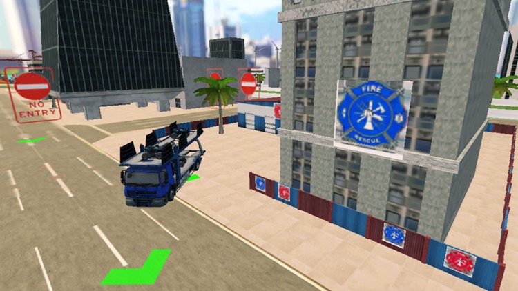 US Police Car Transport Truck: Police Vehicle Transporter Games