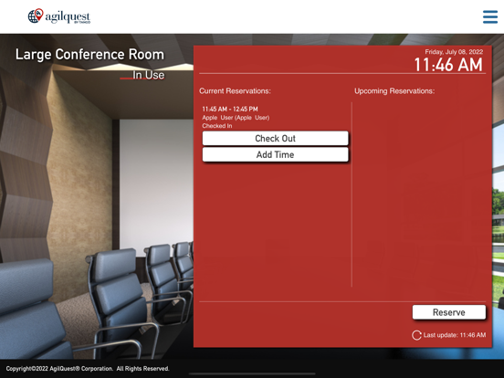 Tango Reserve Room Panel screenshot 4