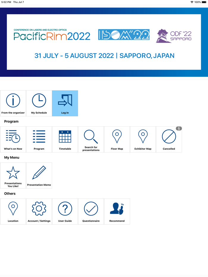 CLEO-PR2022/ISOM22/ODF22