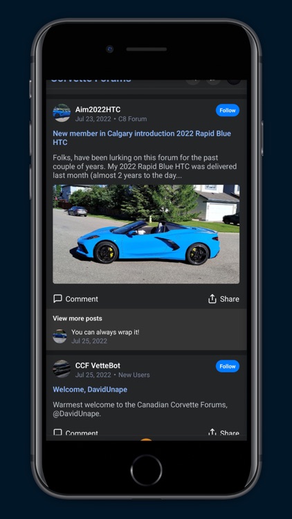 Corvette App