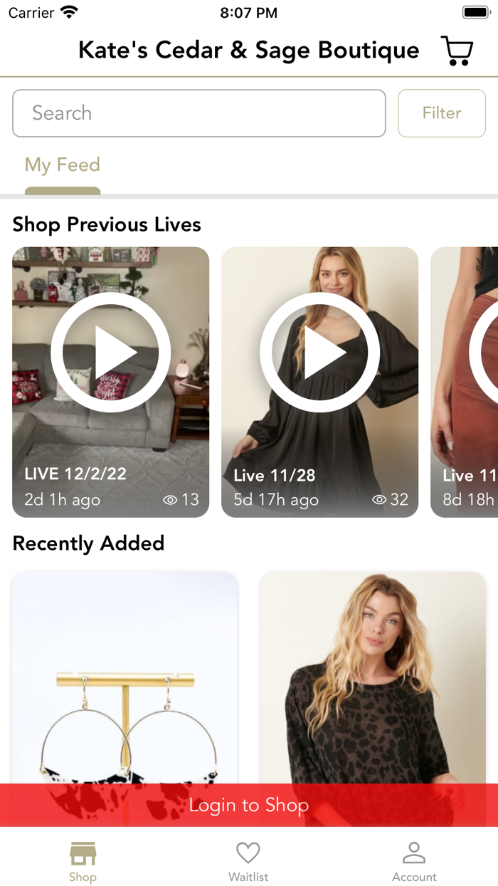 Kates Cedar  Sage Boutique