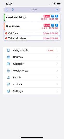 Game screenshot Assignments for iPhone mod apk