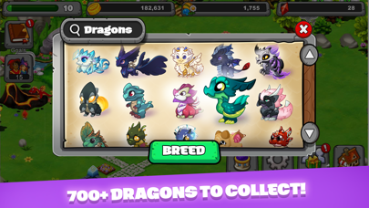 Screenshot from Dragonvale: Dragon Farm Island