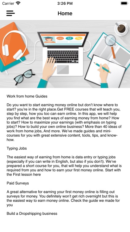 Hustle homebase: work at home