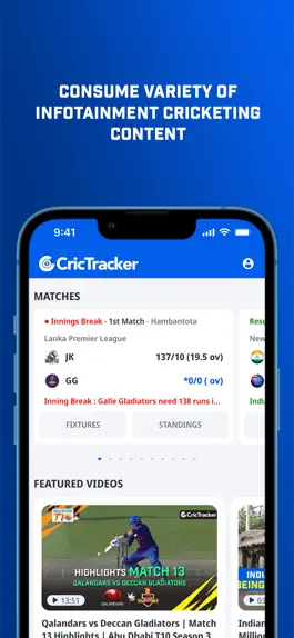 Game screenshot CricTracker mod apk