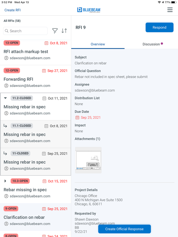 Bluebeam Cloud screenshot 4