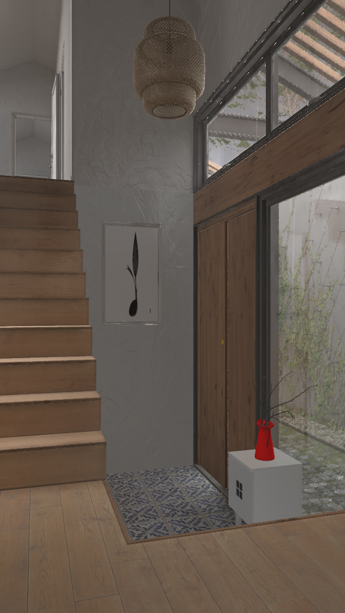 脱出ゲーム雨の日の家