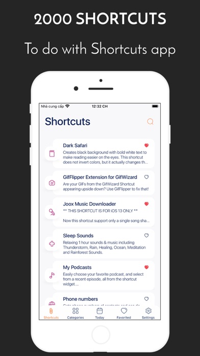 App for Shortcuts by iPhone