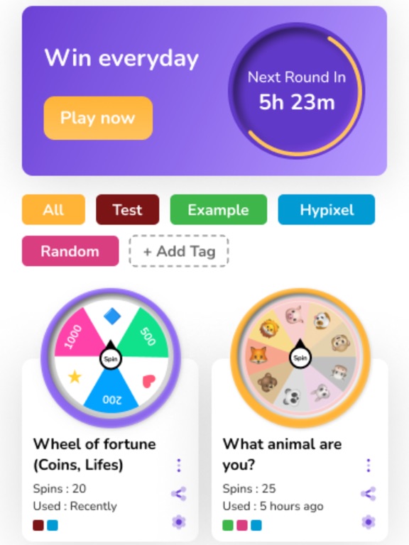 Spin Wheel – Custom Spinning screenshot 2