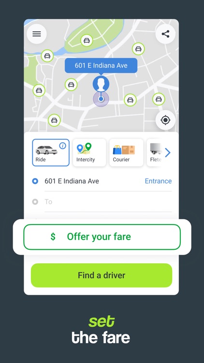 inDrive. Rides with fair fares