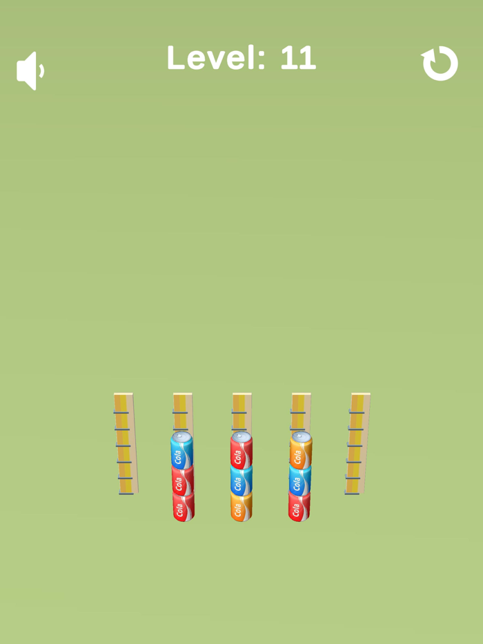 Color Sort 3D Stacking Puzzle