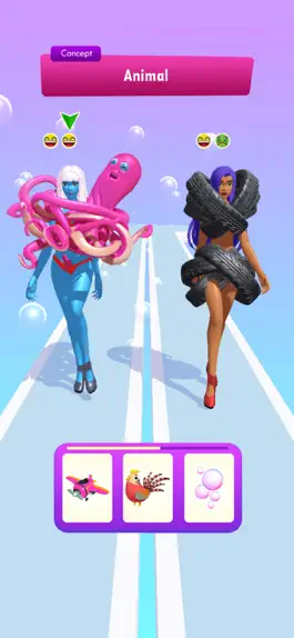 Game screenshot Catwalk Battle 3D apk