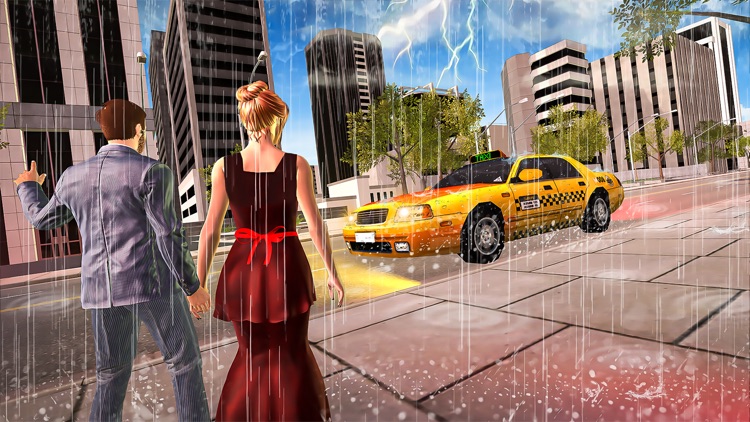 Yellow Cab City Driving Games screenshot-3