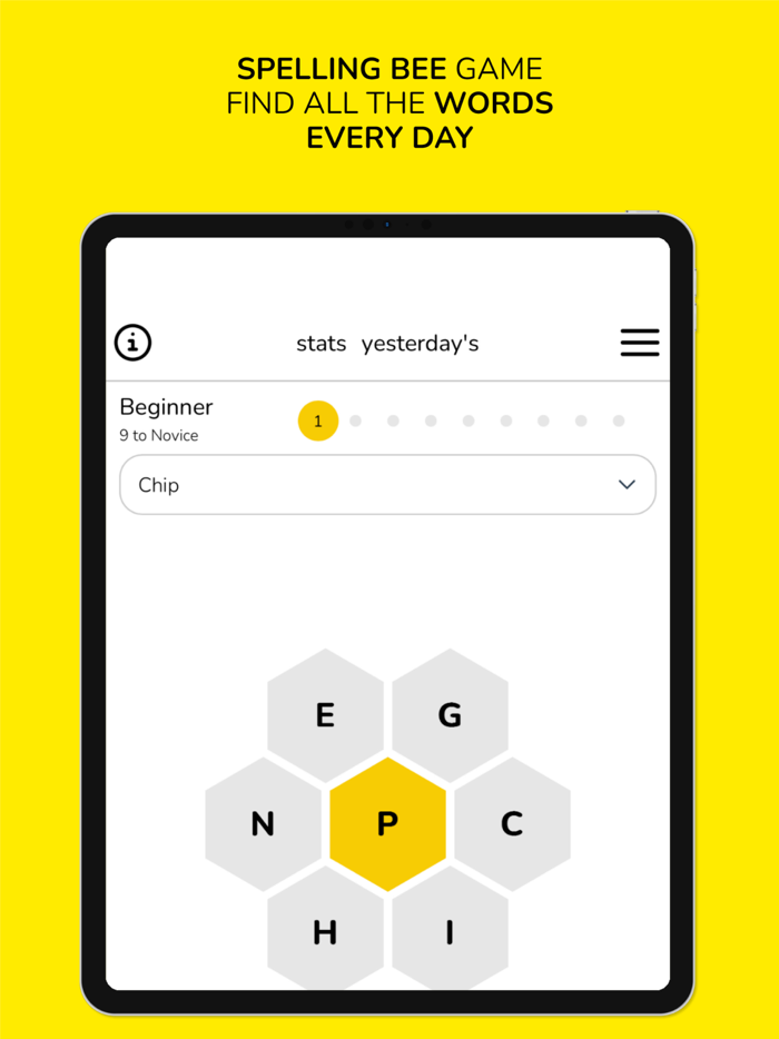 Spelling Bee Word Game