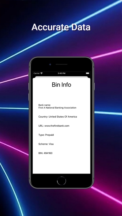 Bin Checker: Check card number