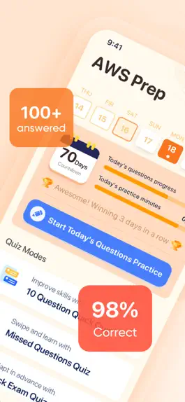 Game screenshot AWS CLF-C01 Exam Prep 2023 apk