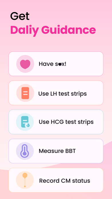 Femometer Fertility Tracker Screenshot