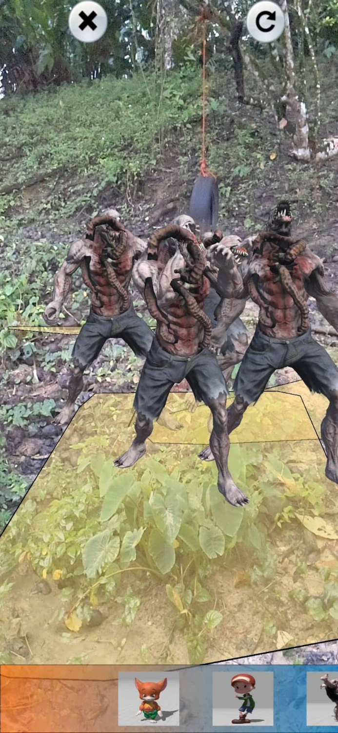 Augmented reality 3D Dancing