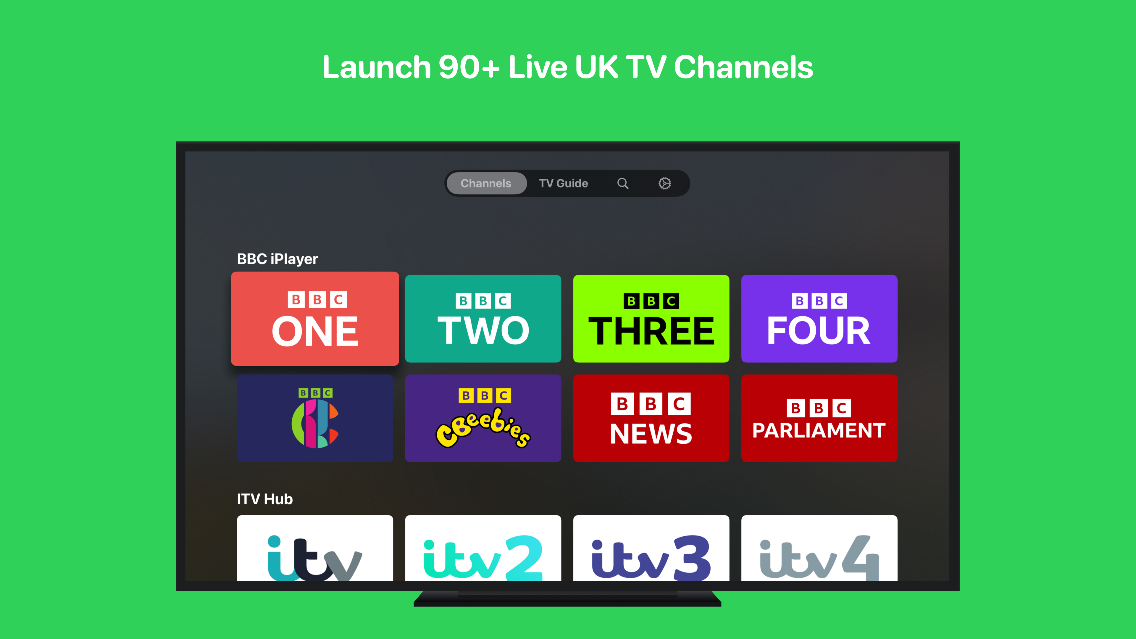 TV Launcher - Live UK Channels screenshot 1