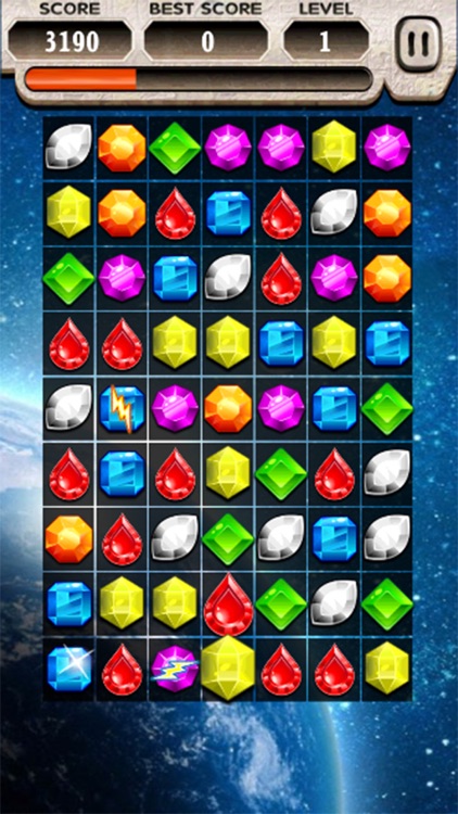 Gemstone puzzle crush