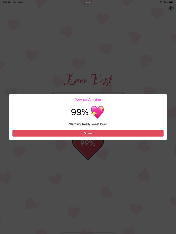 Love Test: relationship test screenshot 2