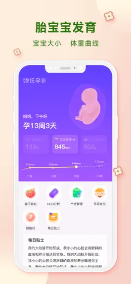 Game screenshot 她抚孕育&怀孕孕期产检助手 mod apk