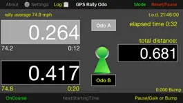 Game screenshot GPS Rally Odometer apk