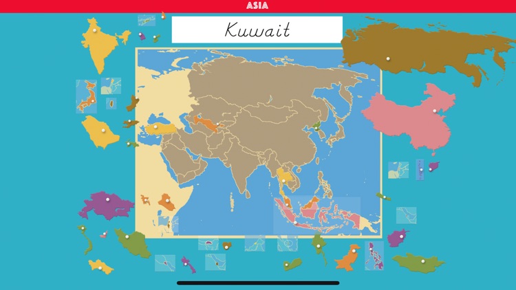 Asia - Montessori Geography screenshot-4