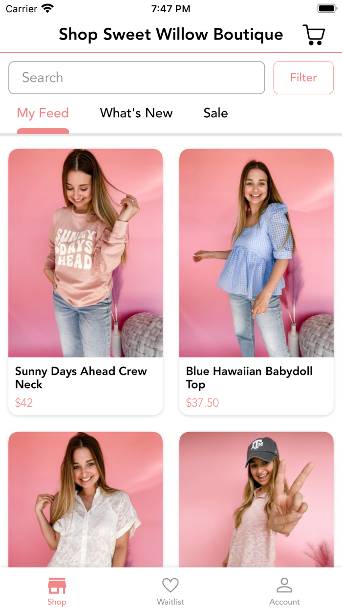 Shop Sweet Willow Boutique