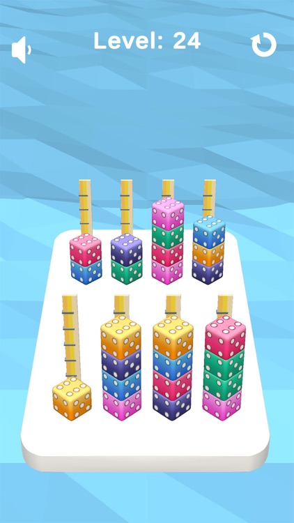 Color Sort 3D! Stacking Puzzle screenshot-3