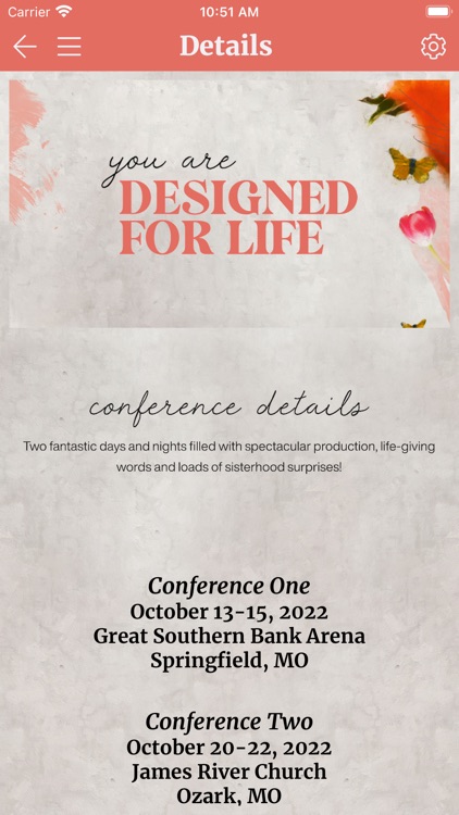 Designed for Life Conference