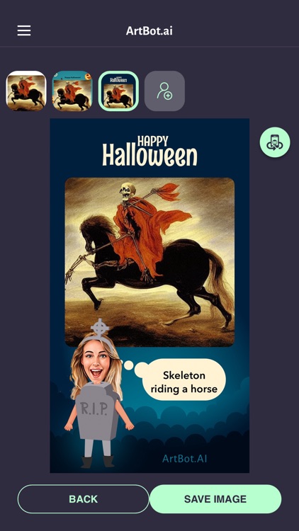 ArtBot.AI your Halloween Vibe screenshot-7