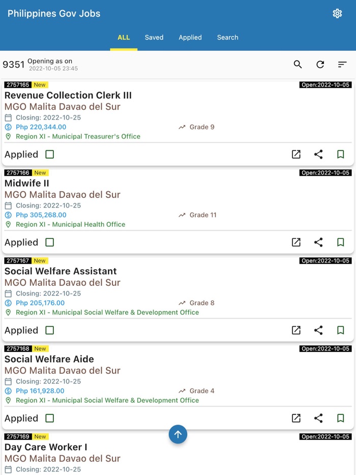 Philippines Gov Jobs