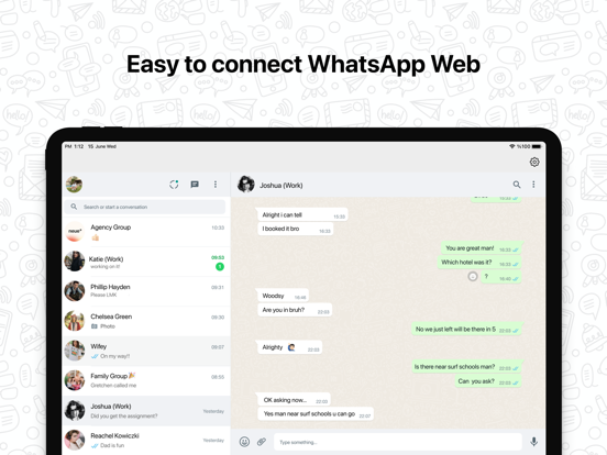 Messenger Web for WhatsApp screenshot 2