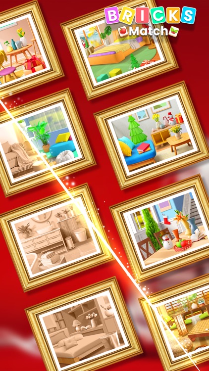 Bricks Match - Christmas game screenshot-3