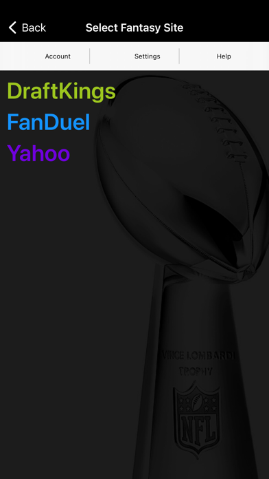 Screenshot #1 pour DFS Bulk Lineup Generator