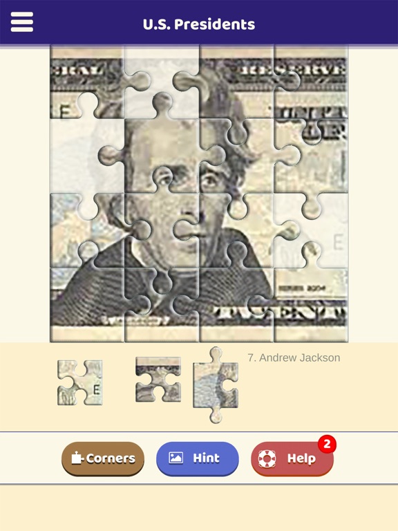 U.S. Presidents Puzzle screenshot 2