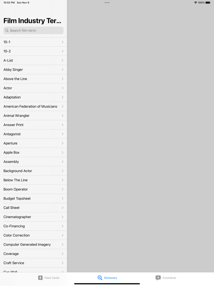 Filmmakers Dictionary