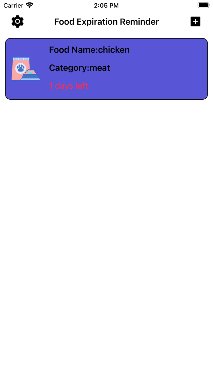 Food Expiration Reminder