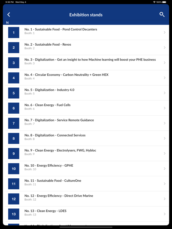 Alfa Laval Events screenshot 2