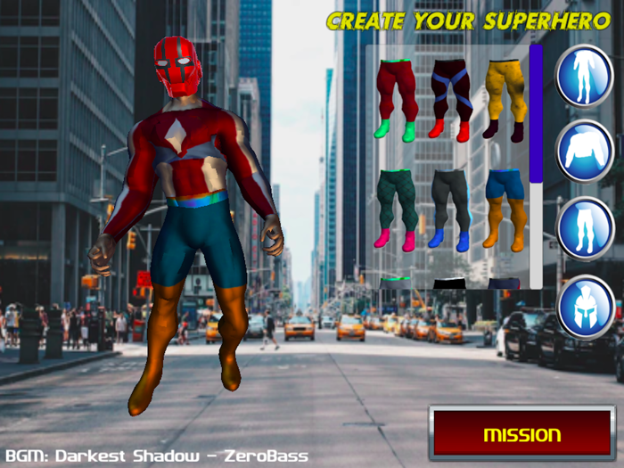 Super Spider Hero Rainbow Duty