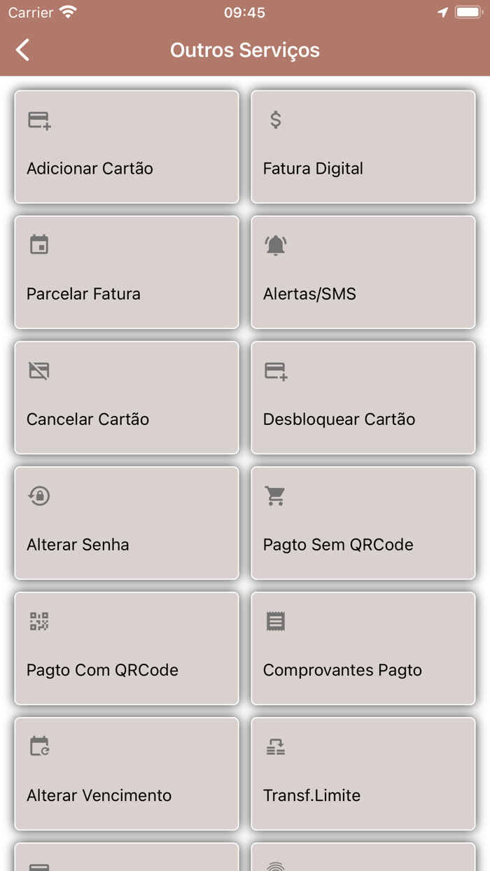 Cartão Conceito Modell
