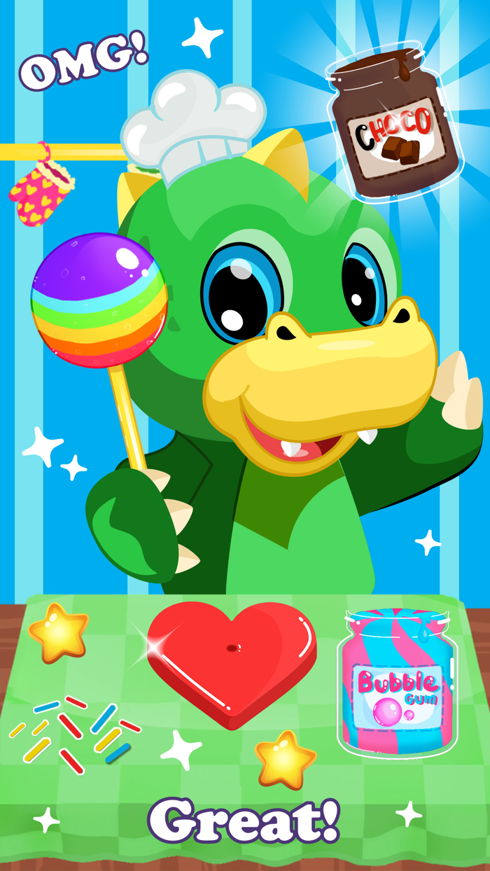 Dinosaur candy factory