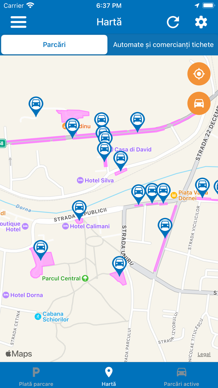 Parcare Vatra Dornei