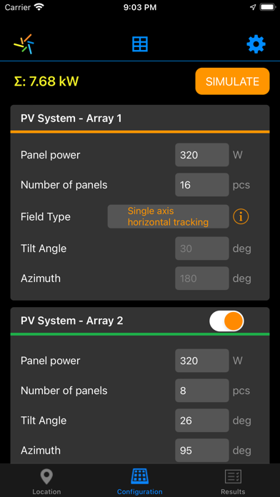 My Solar Panel screenshot 2