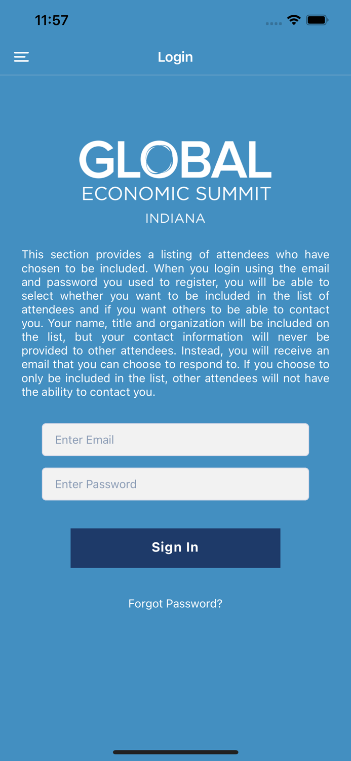 Indiana Global Economic Summit