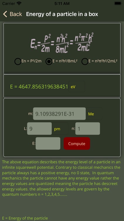 PhysicsLab - Calculator lite screenshot-5