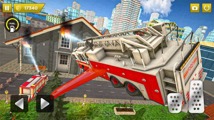 Flying Truck: Fire Truck Games