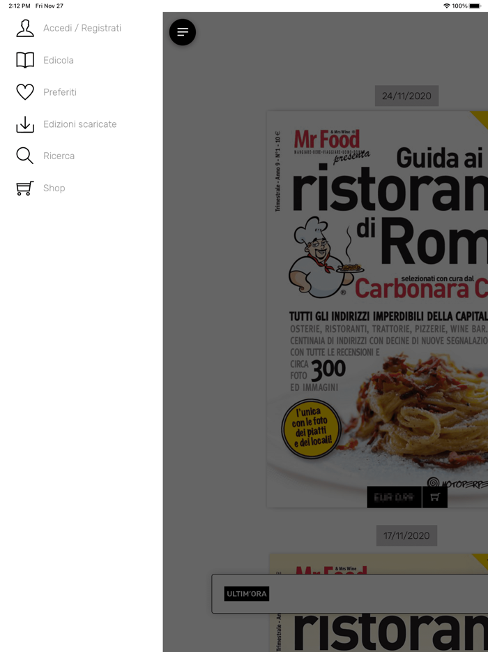 Guida ai ristoranti di Roma.