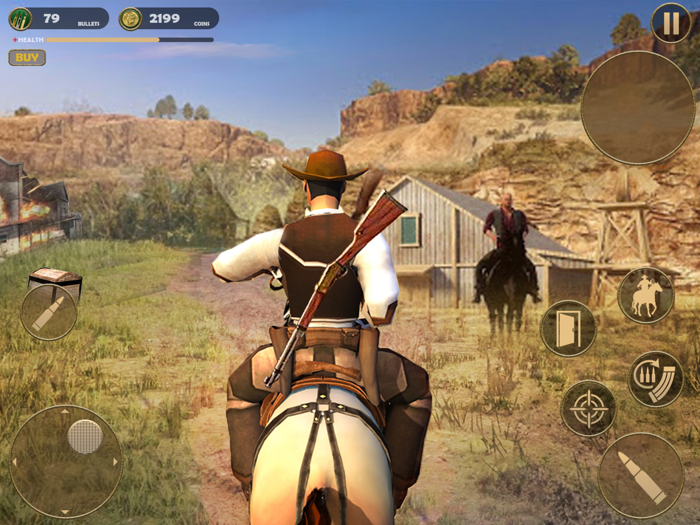 الغرب كاوبوي لعبة ركوب الخيل